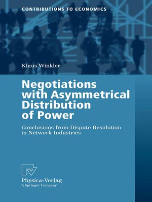 cover image of Negotiations with Asymmetrical Distribution of Power